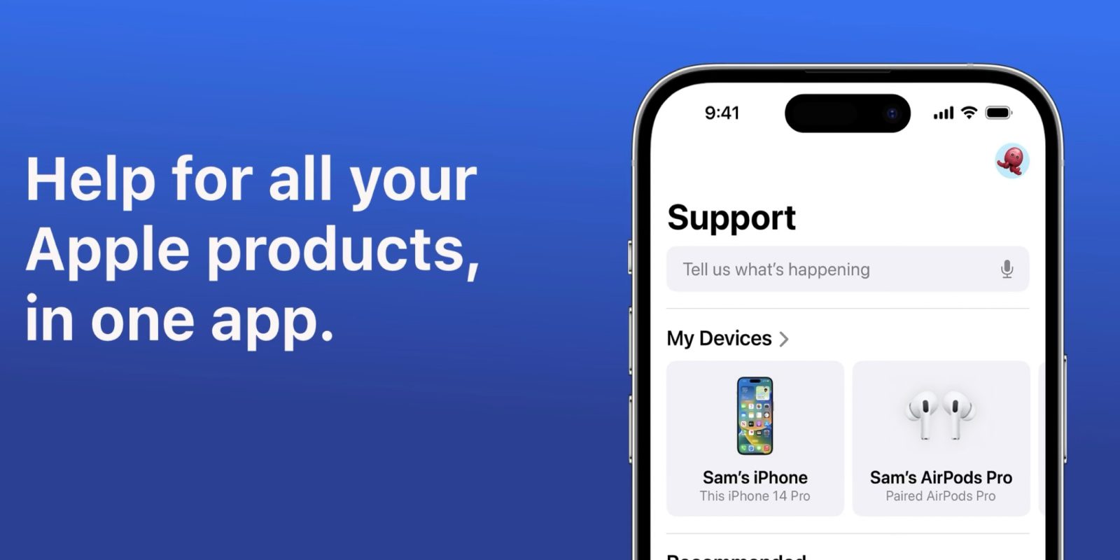 Apple Support app