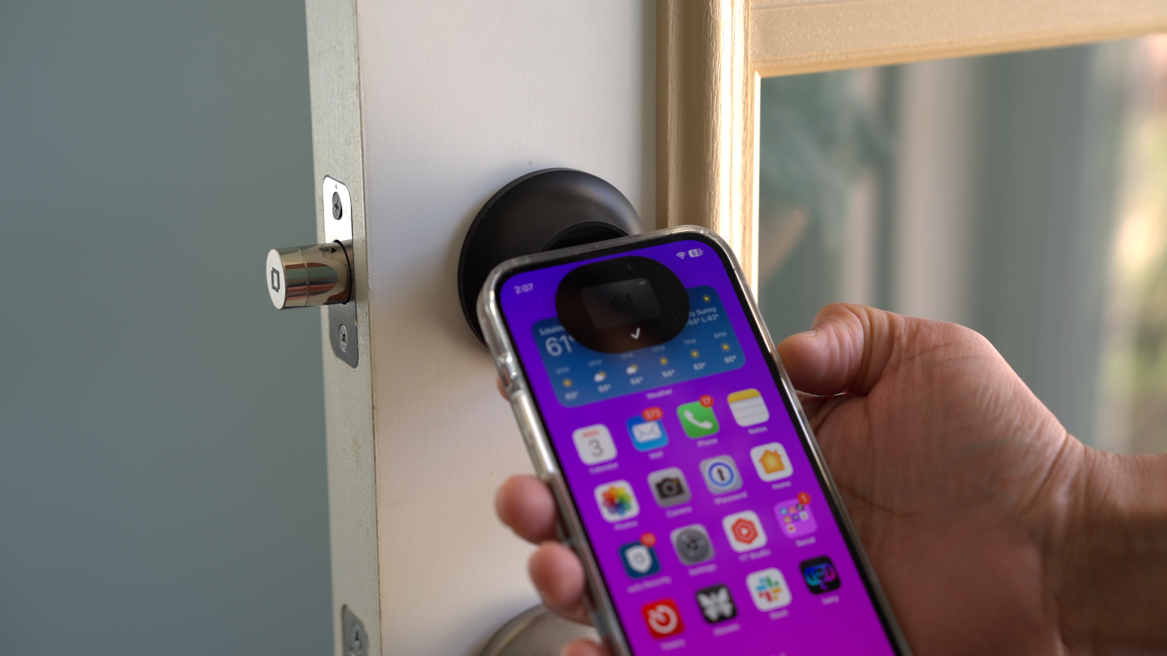 Home Key via iPhone with Level Lock+.