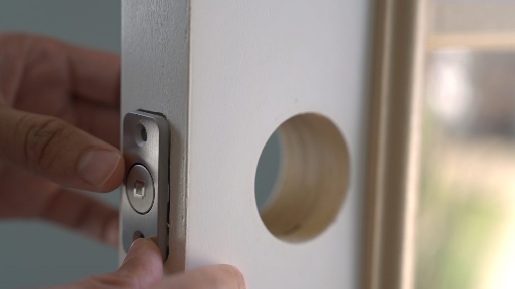 Level Lock+ deadbolt installation.