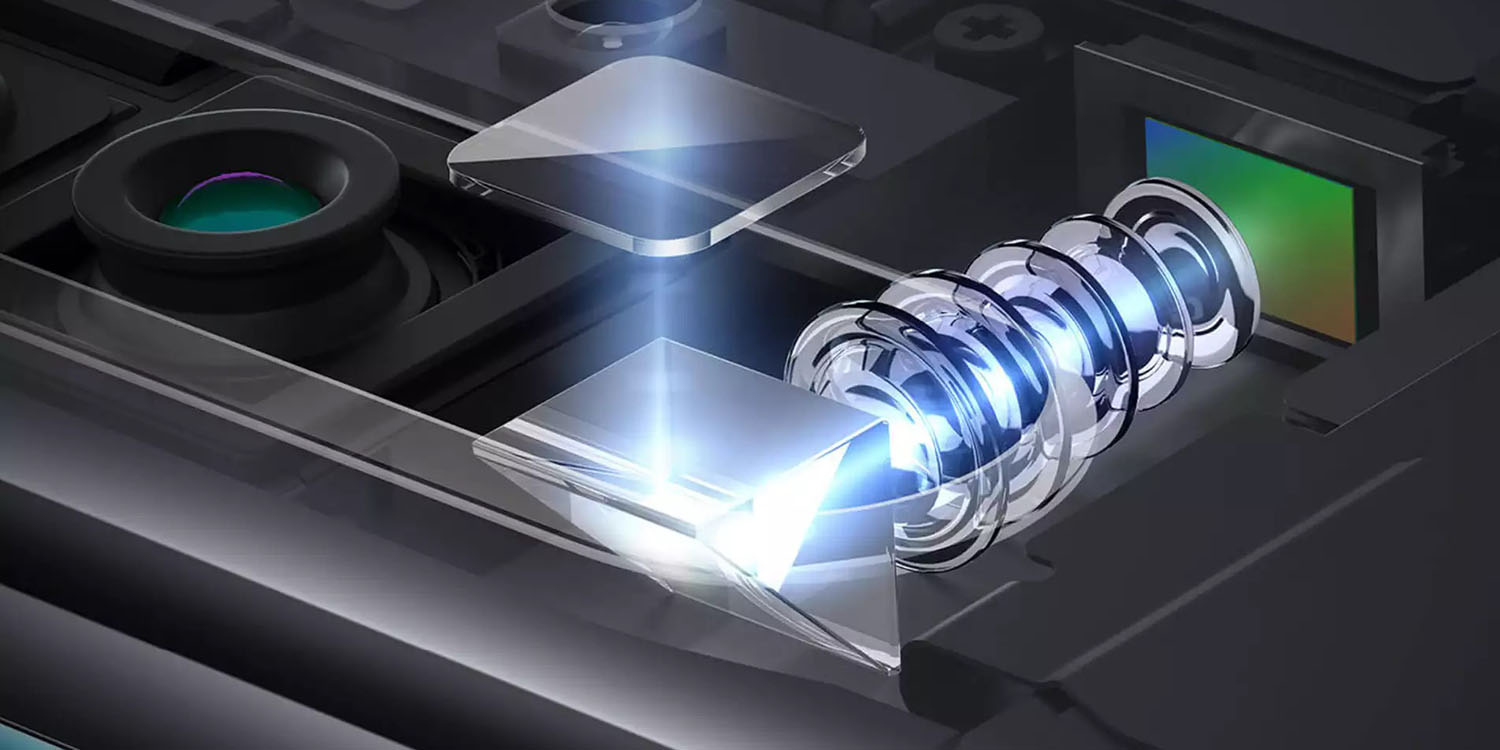 Periscope lens cutaway