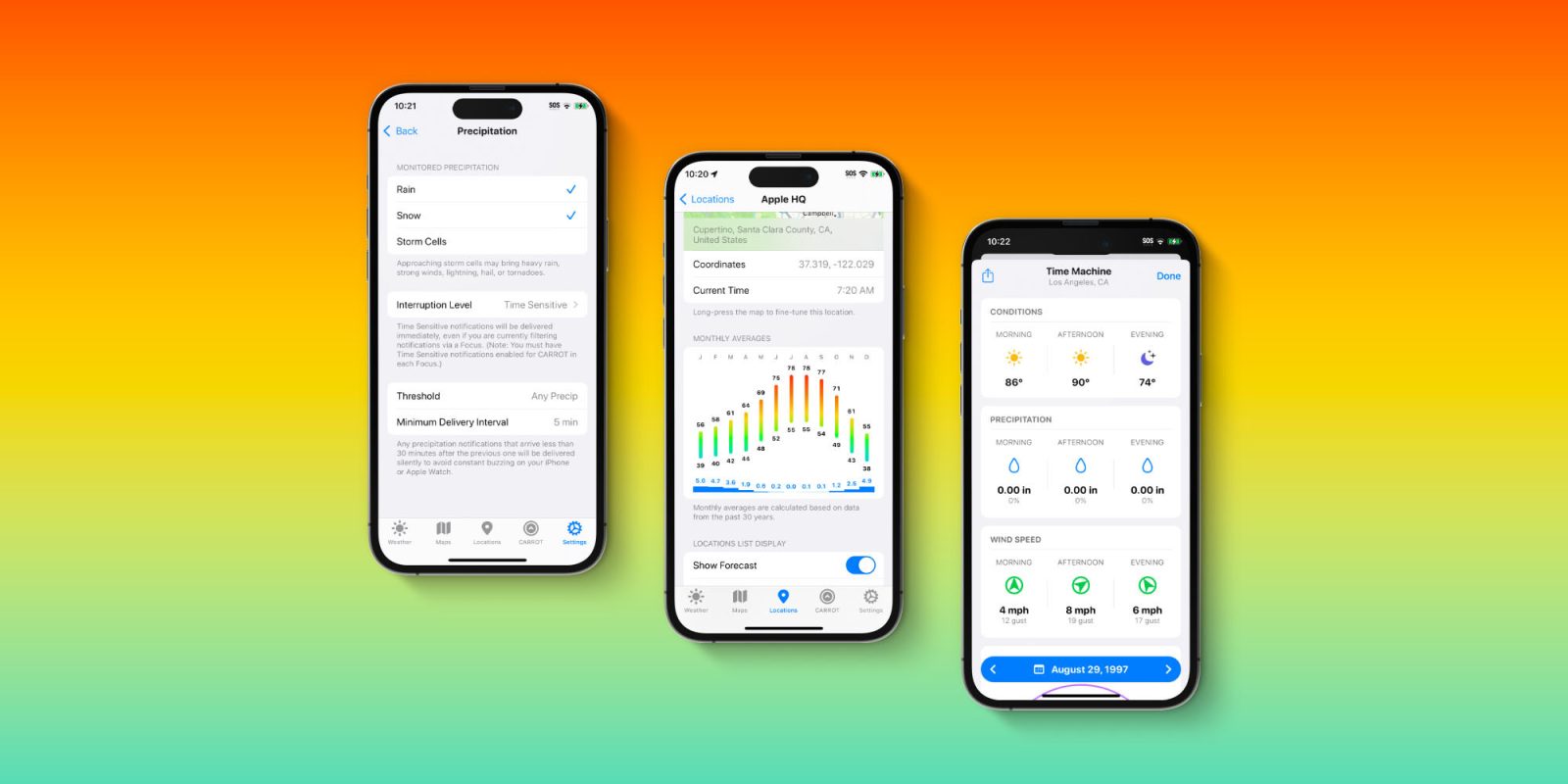 Carrot Weather 5.11 update