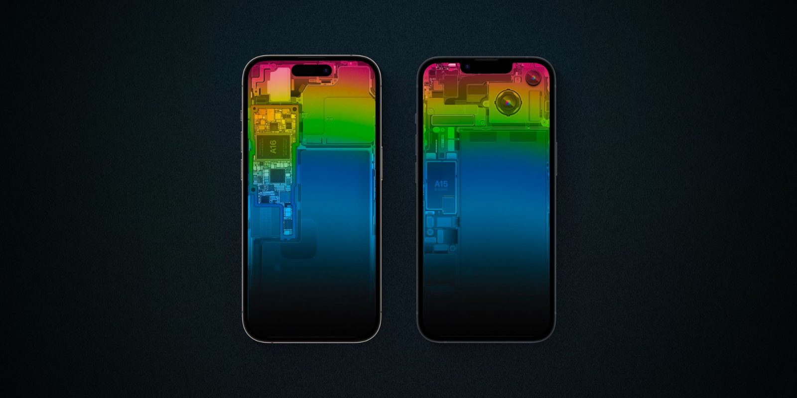iPhone 14 WWDC schematic wallpapers