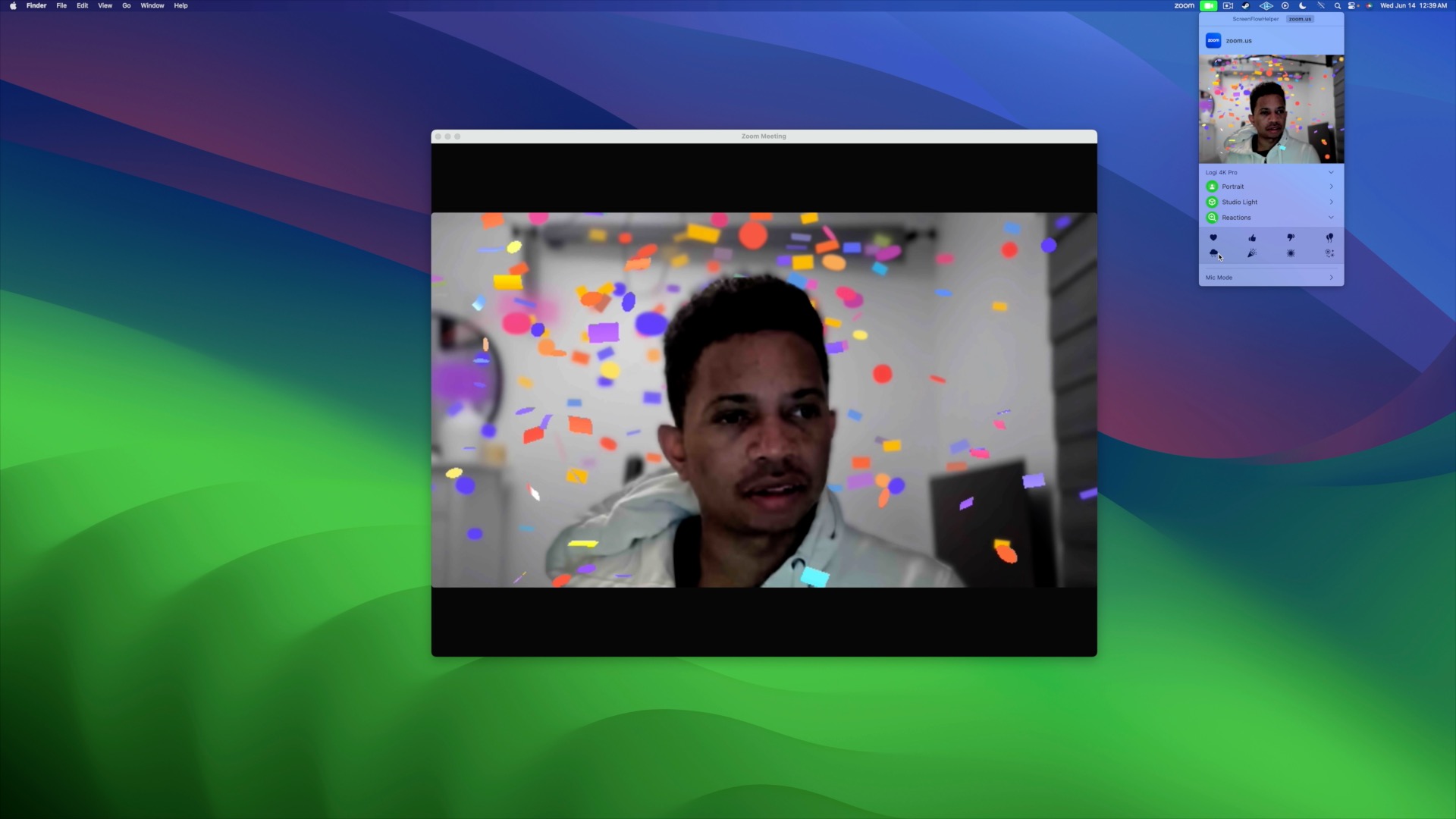 macOS Sonoma video conferencing improvements