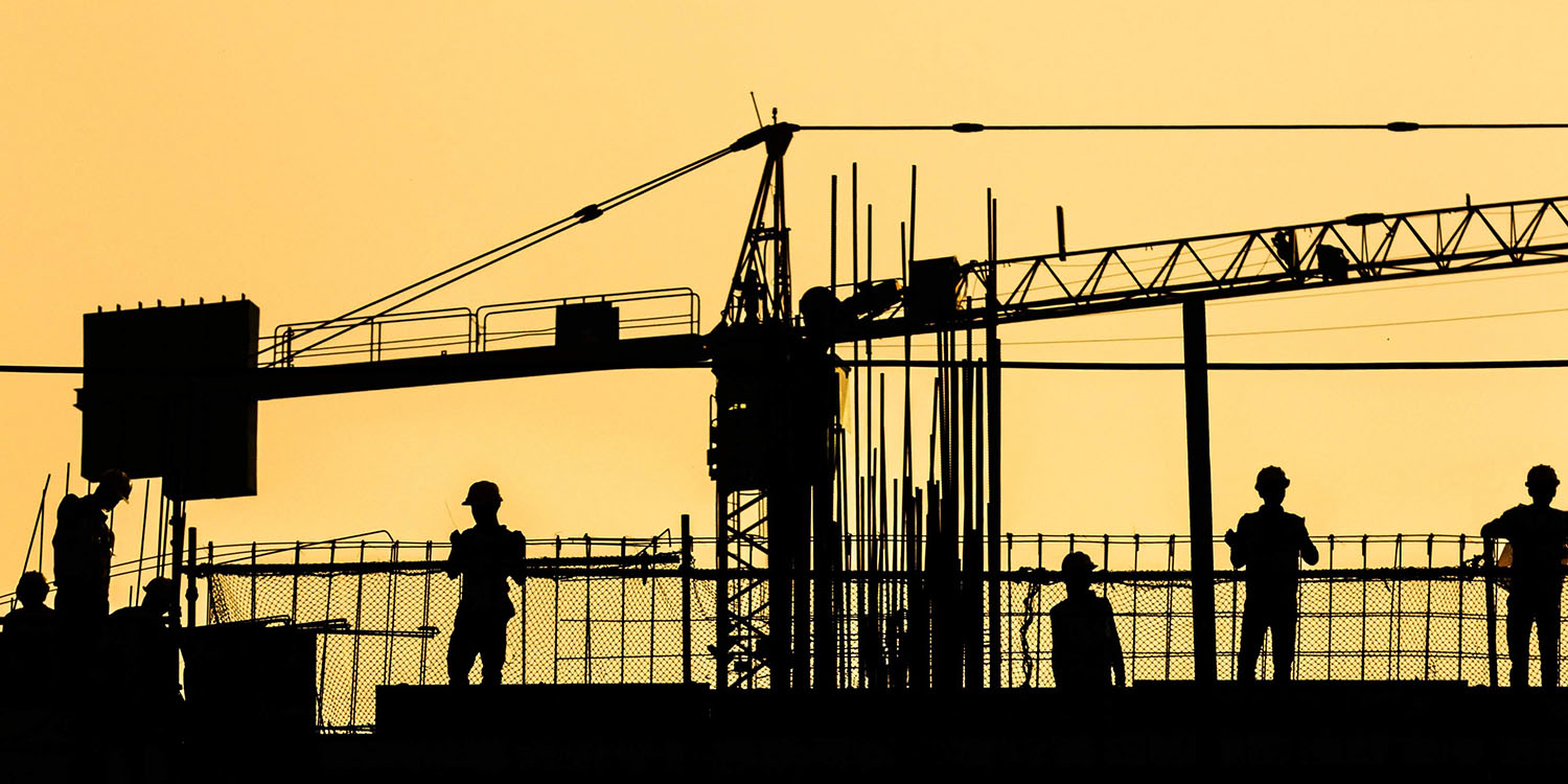 Arizona chip plant | Stock photo of construction work