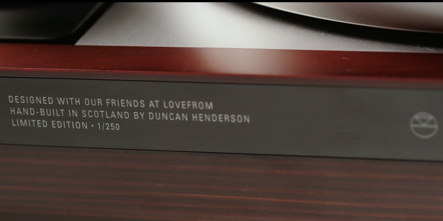 Jony Ive Linn turntable | LP12-50 detail