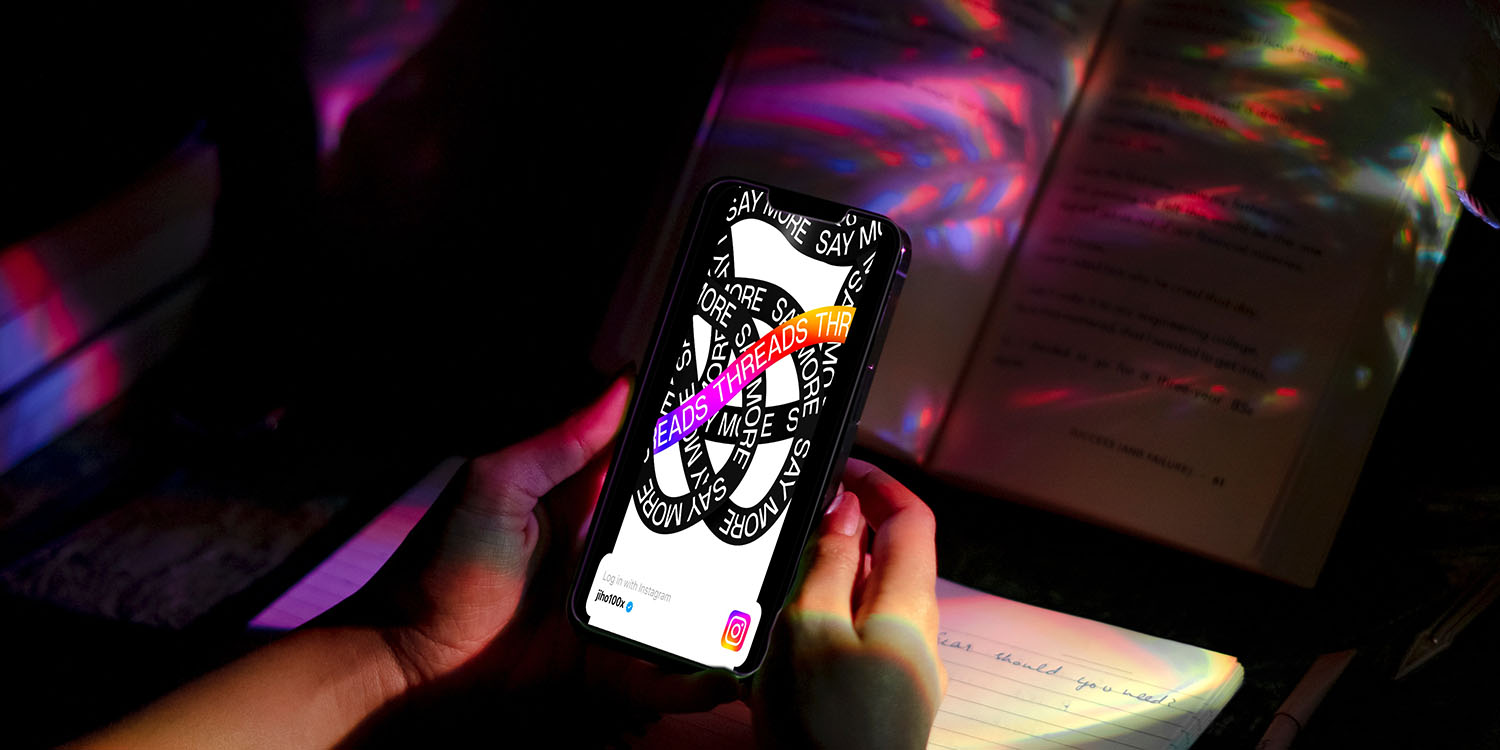 Threads usage falls for four reasons | iPhone app against colored lighting