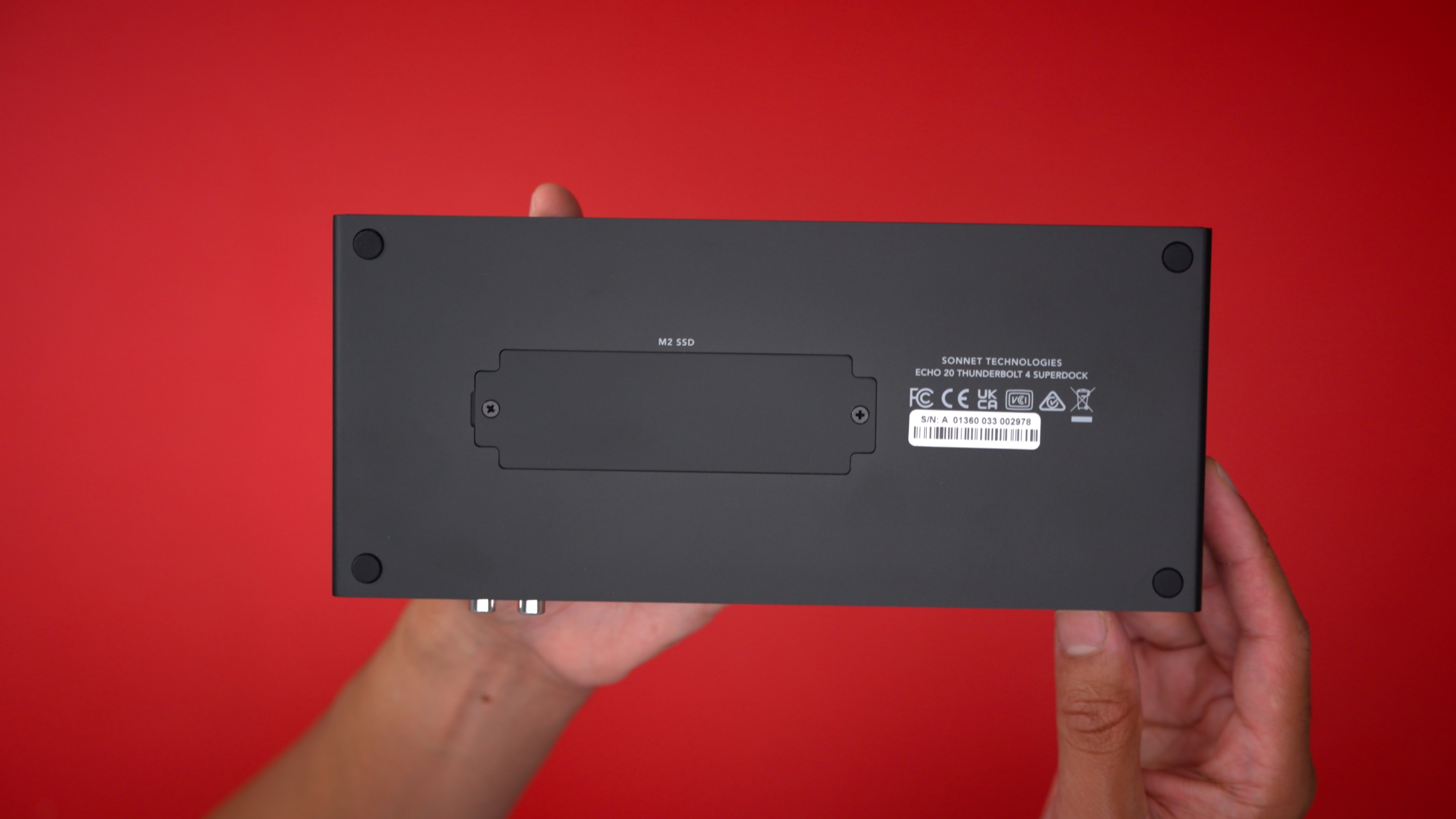 Sonnet Super Dock m.2 ssd cover