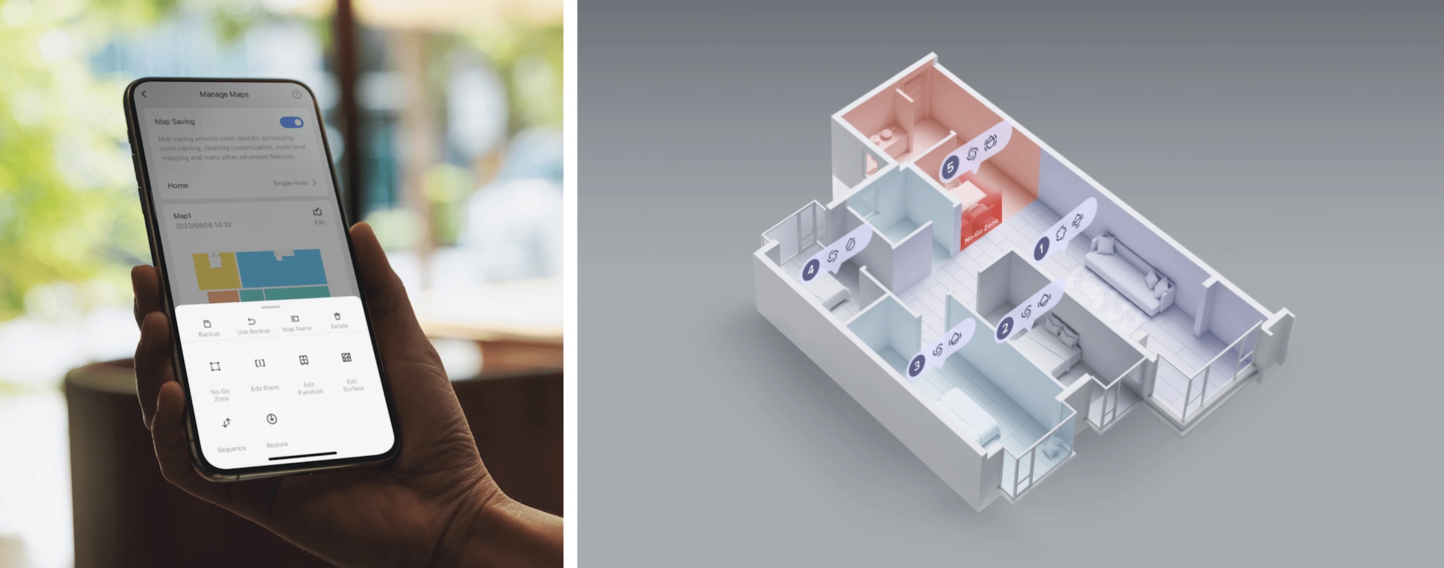 Roborock app Tap Tap Go 2