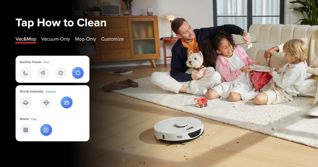 Roborock app Tap Tap Go 3