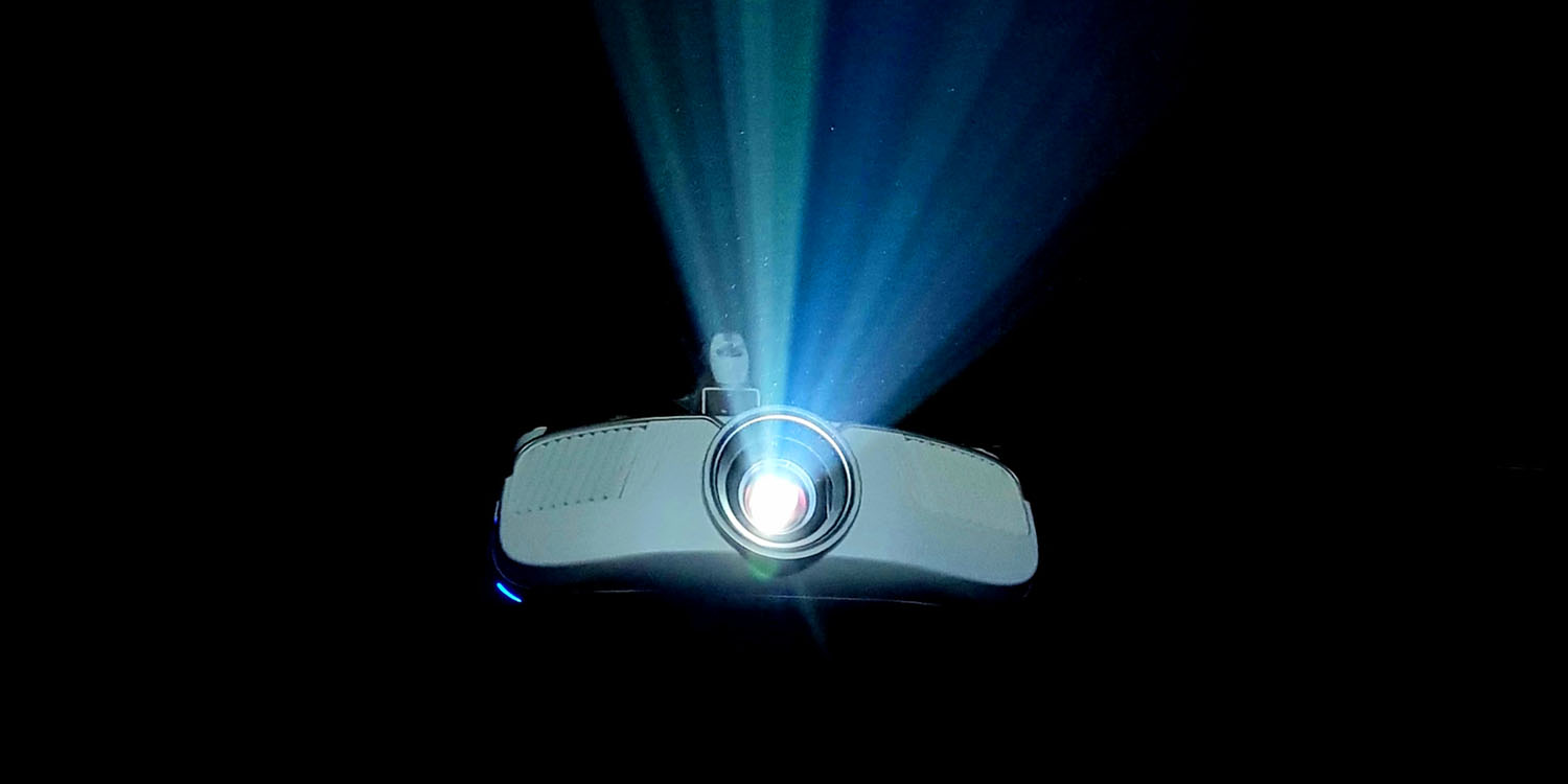 Streaming video piracy | TV projector shown