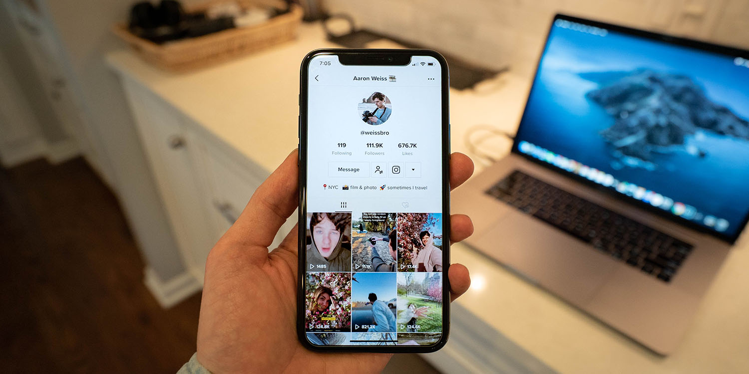 US TikTok ban | App shown on iPhone