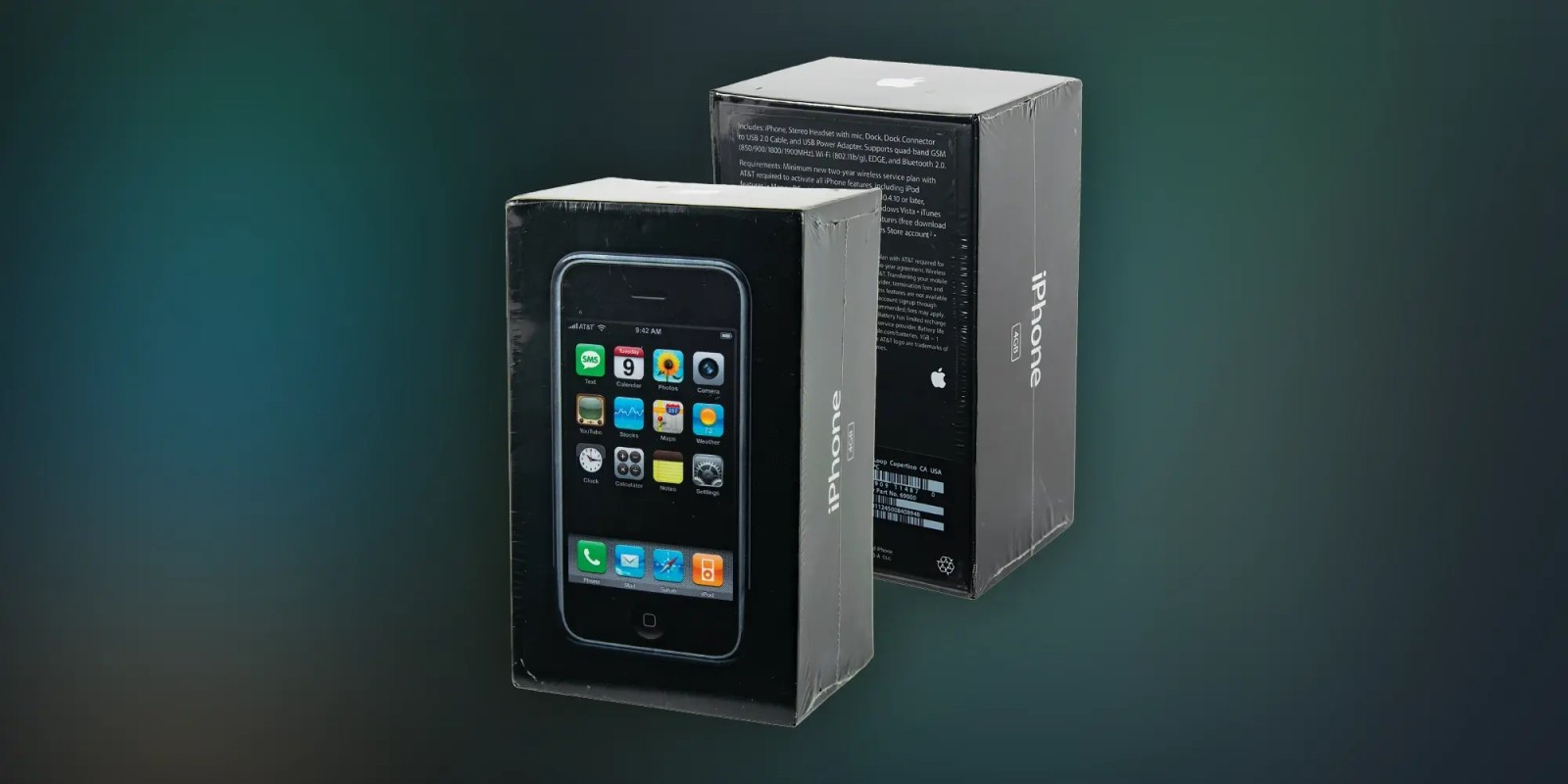 Rare 4GB sealed original iPhone auction