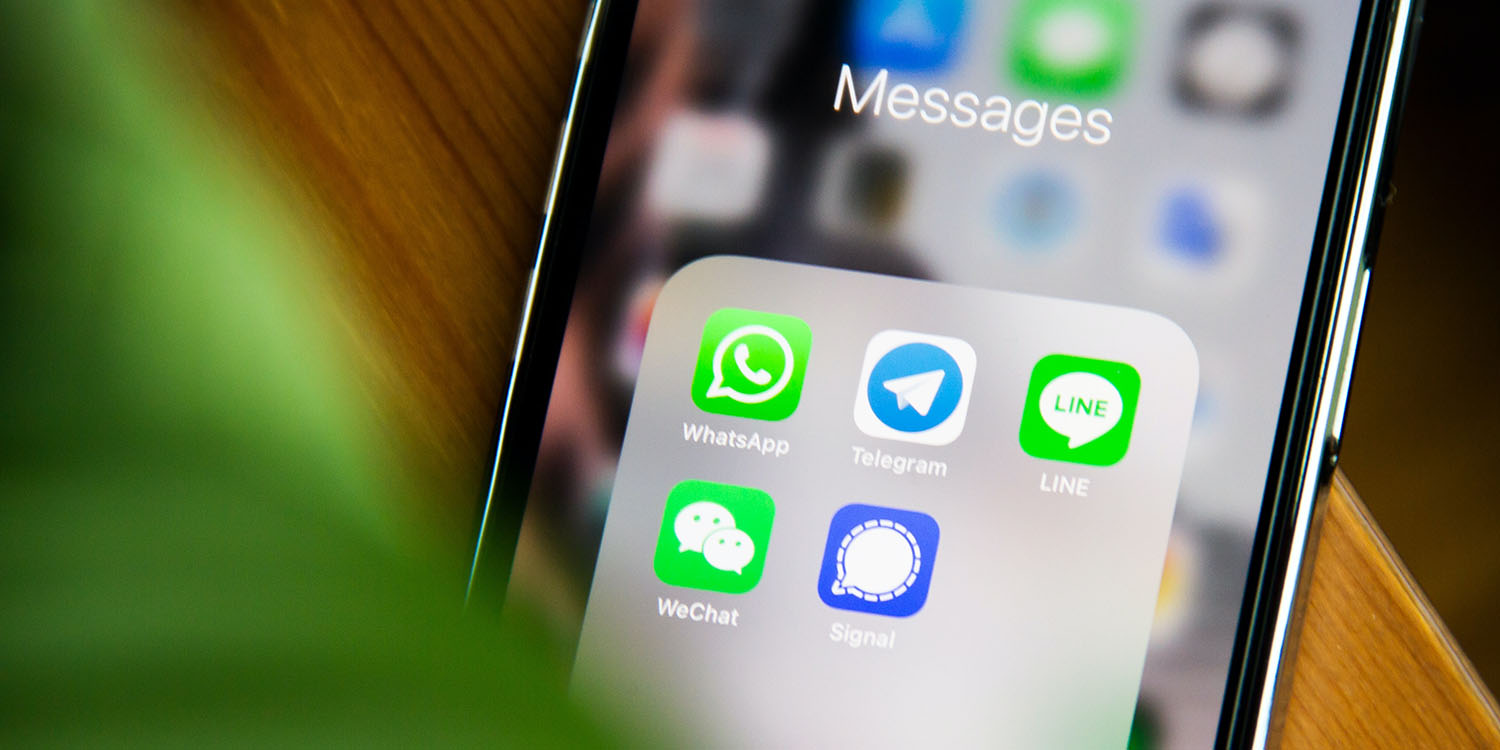 CSAM scanning in chat apps | Apps shown on iPhone