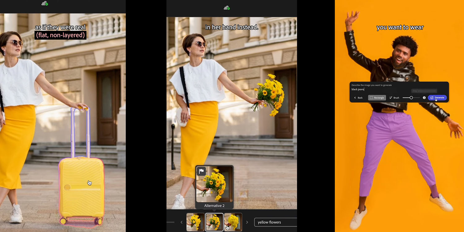 Latest Photoshop AI | Object selection and replacement screenshots