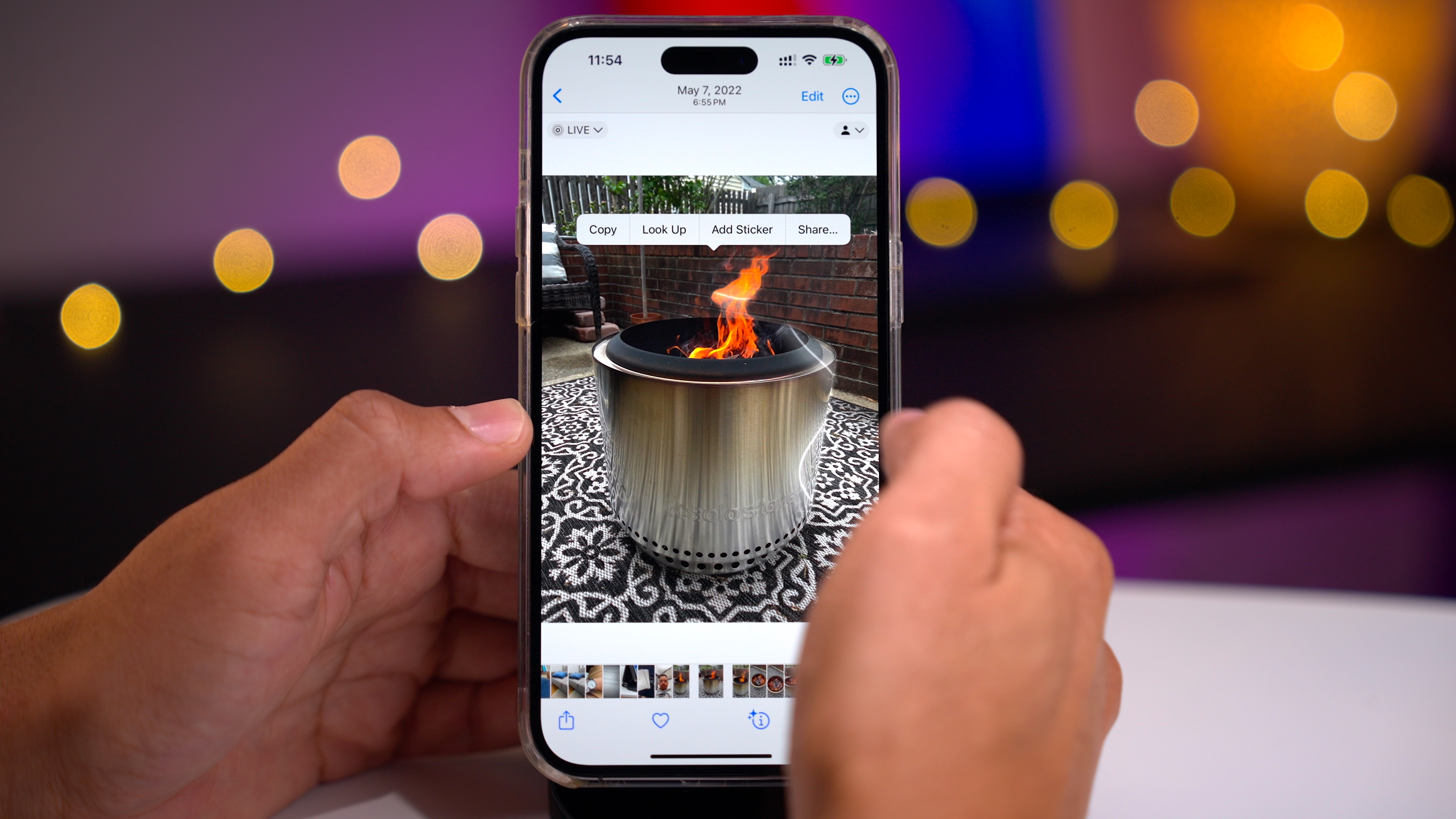 Creating an animated Live Sticker from a Live Photo in iOS 17.