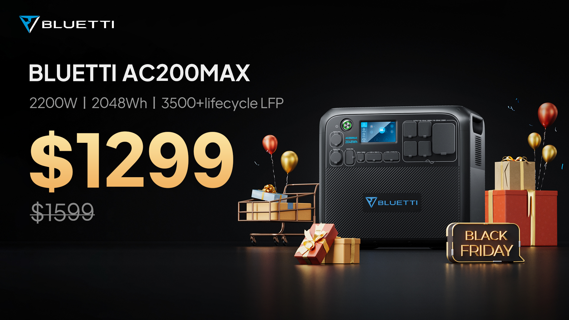 Bluetti offering special discounts on its portable power stations during Black Friday