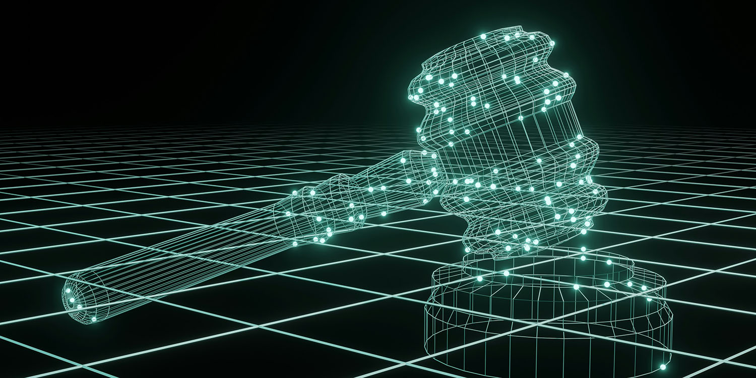 X lawsuit | Virtual gavel image