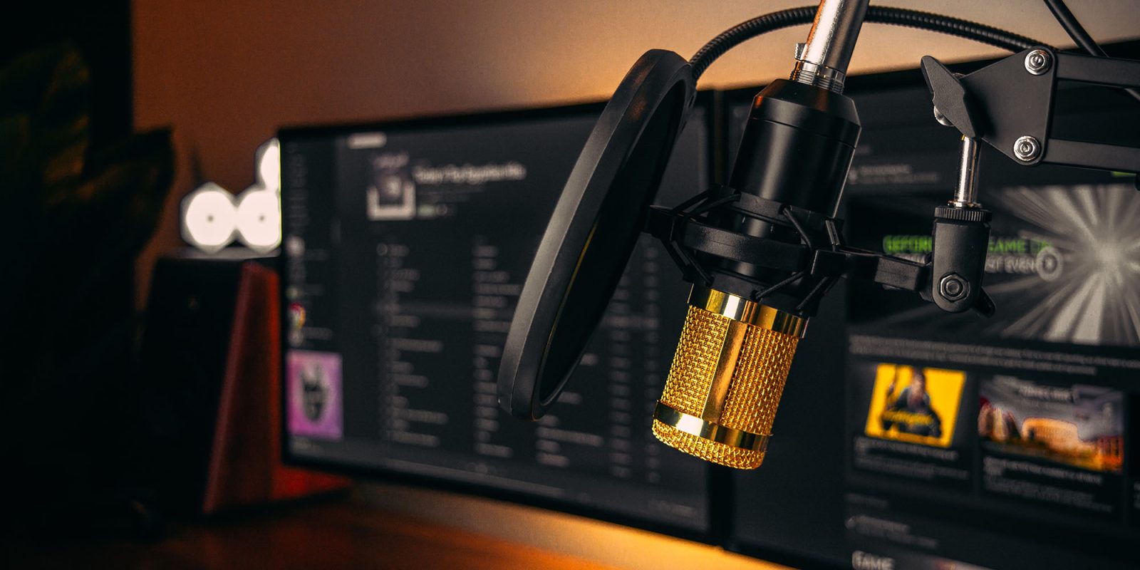 2023 was the year of podcast cutbacks | Desktop podcast setup