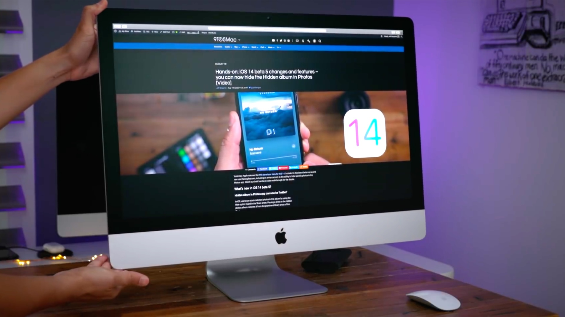 5K iMac Nano Texture matte display
