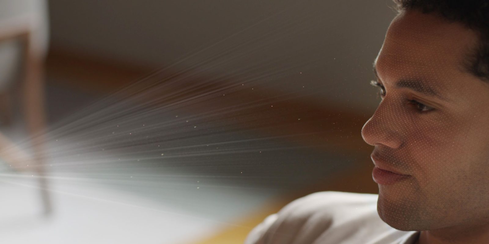 Prescription lenses for Vision Pro pricing | Promo image of scanned face