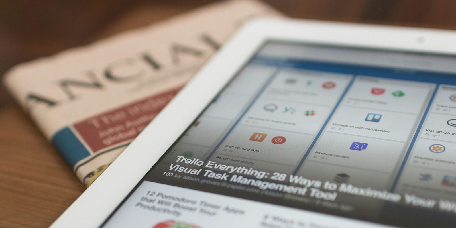 Trello data breach | App shown on an iPad