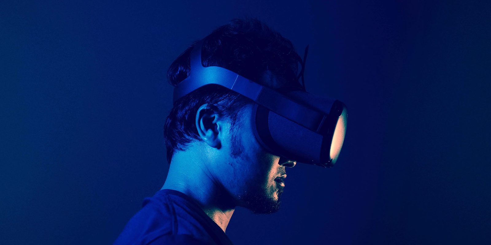 Vision Pro competitors on the way | Illustrative image of headset in darkened room