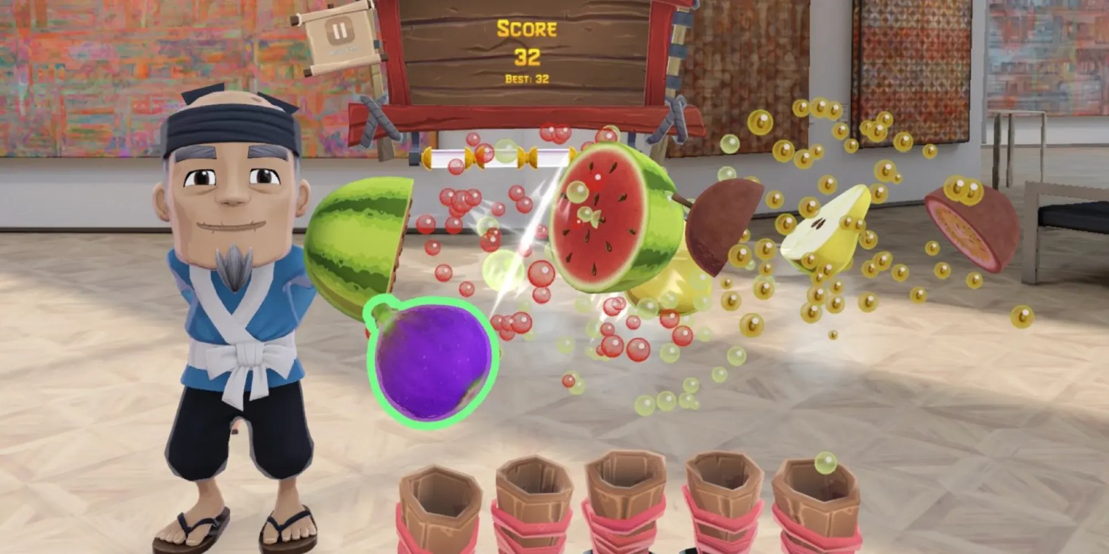 Super Fruit Ninja Vision Pro