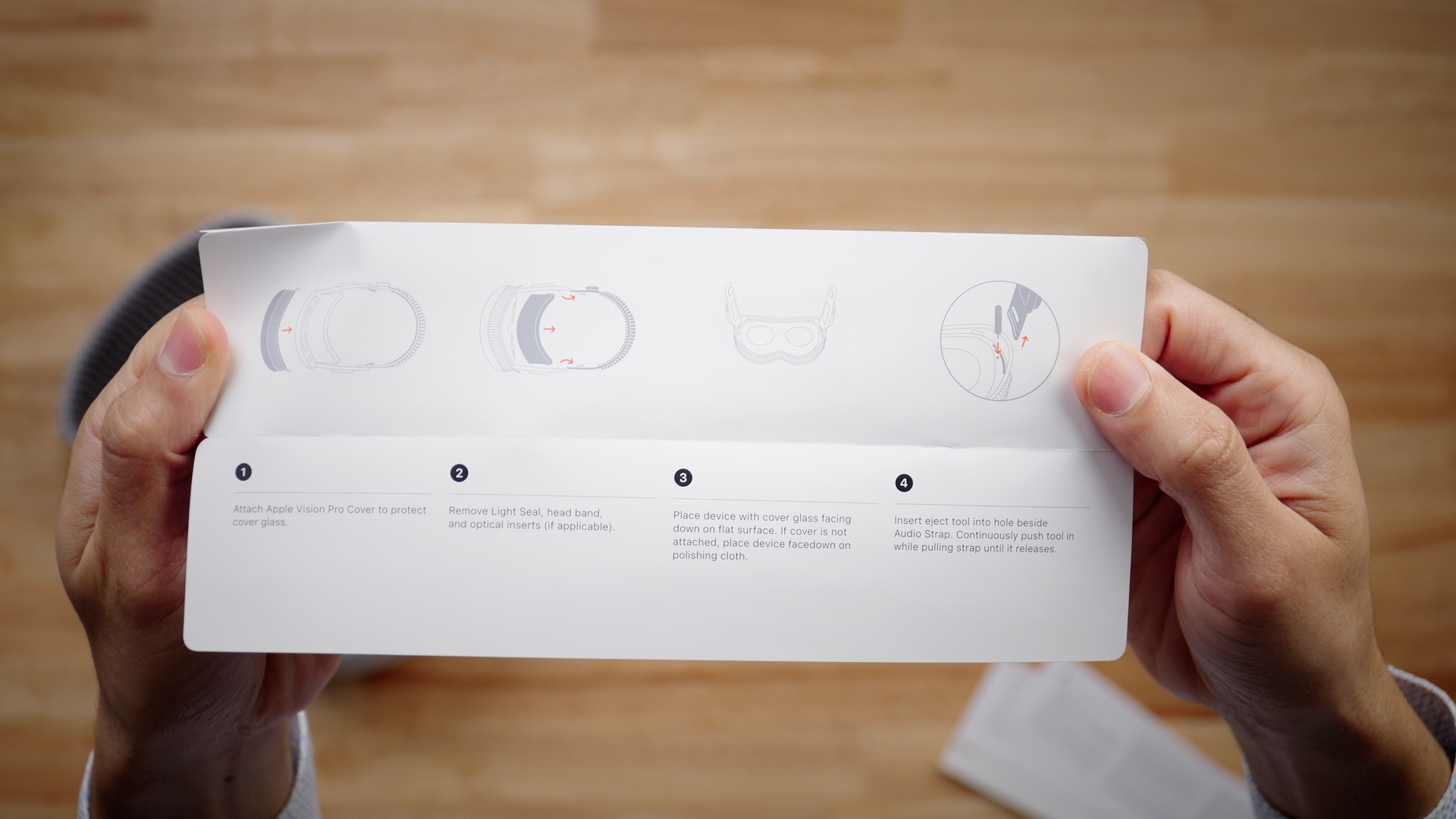 Apple Vision Pro Developer Strap instructions