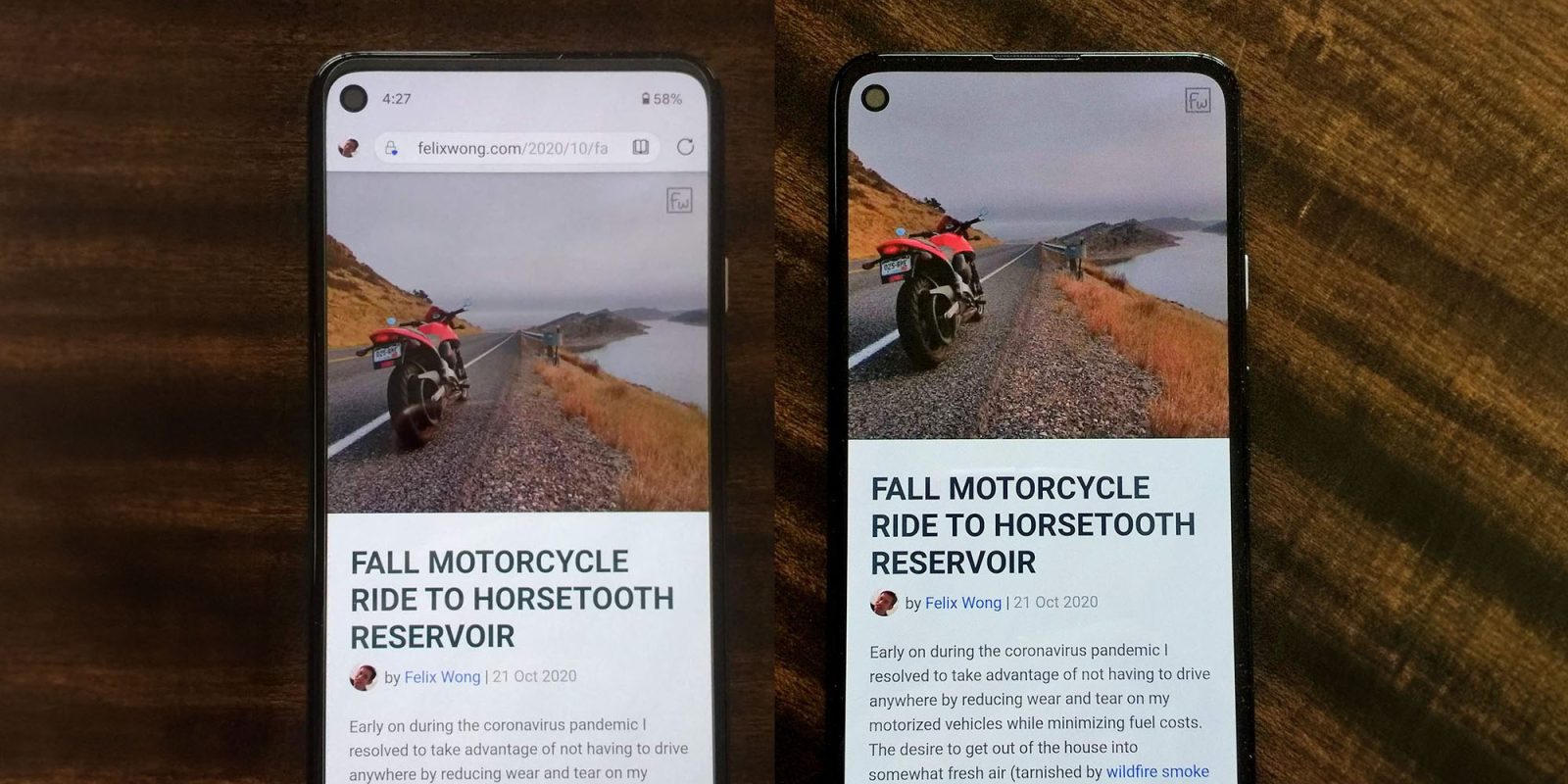 Apple blocking web apps | Web app seen alongside website version
