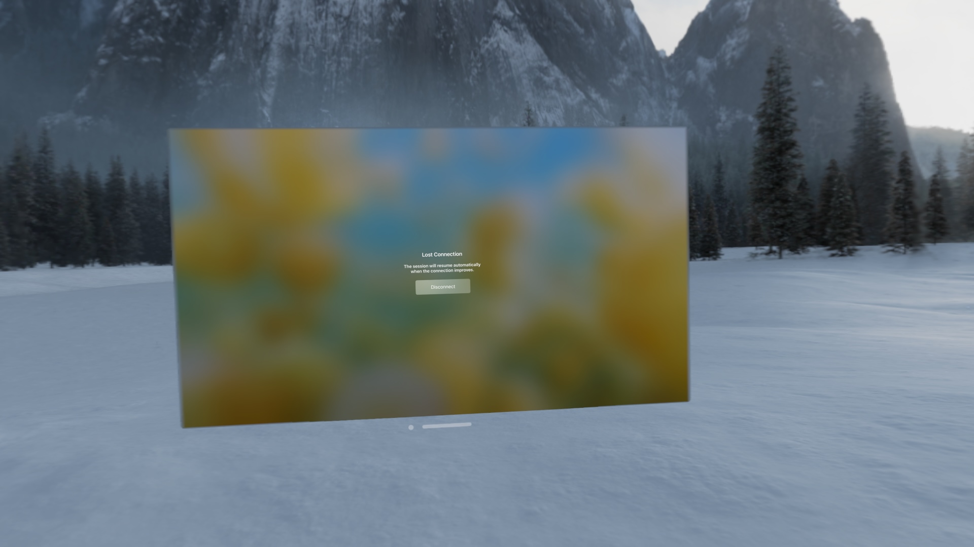 Disconnected from Mac Virtual Display