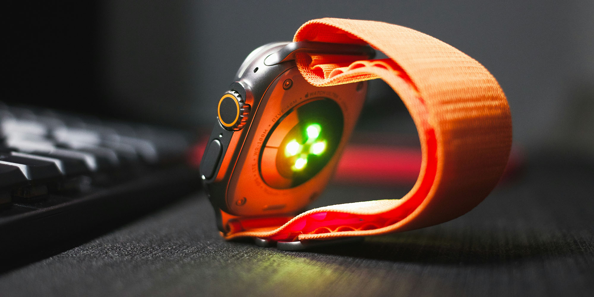 Micro-LED Apple Watch Ultra | Existing model shown