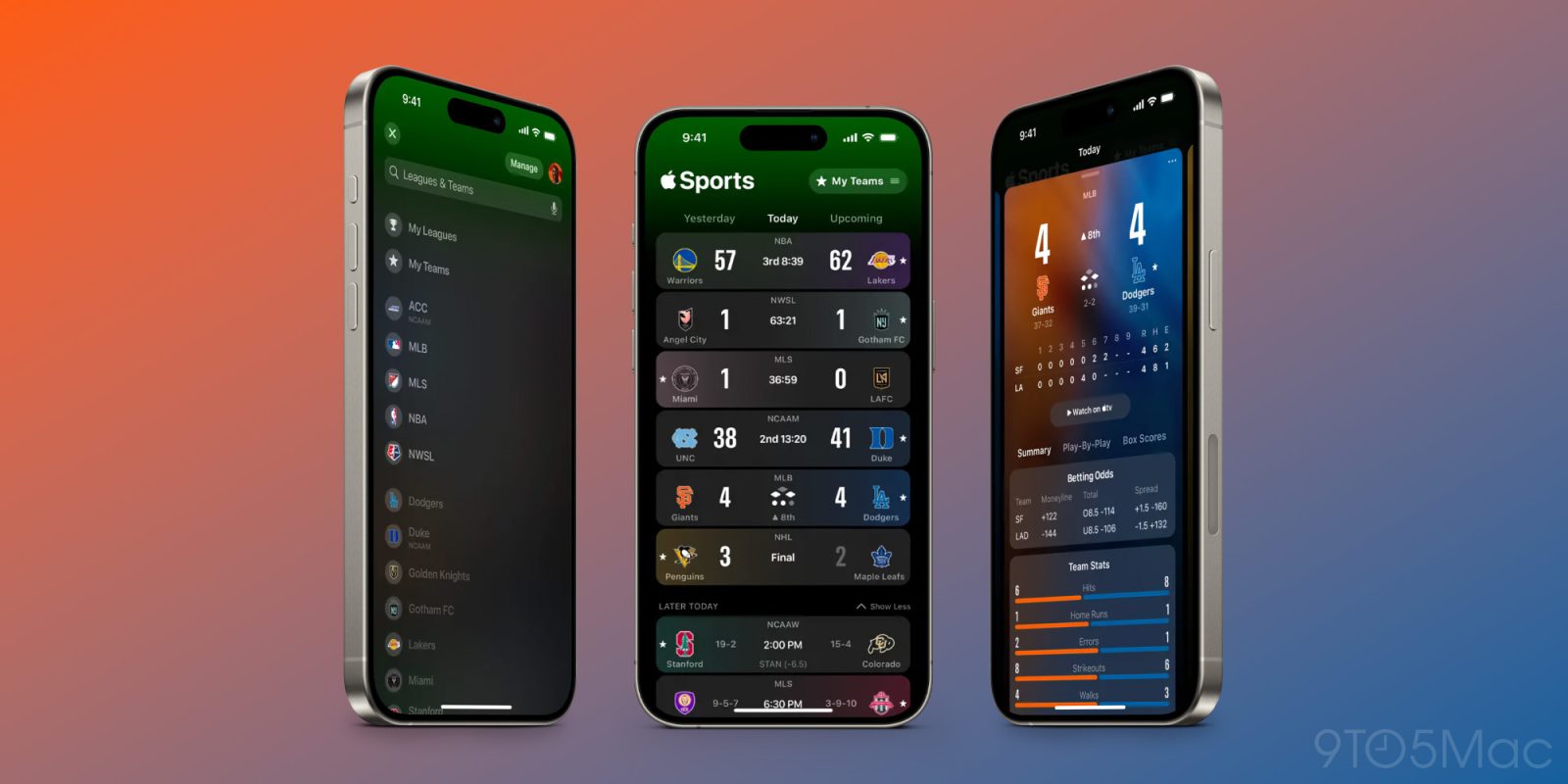 Apple Sports app