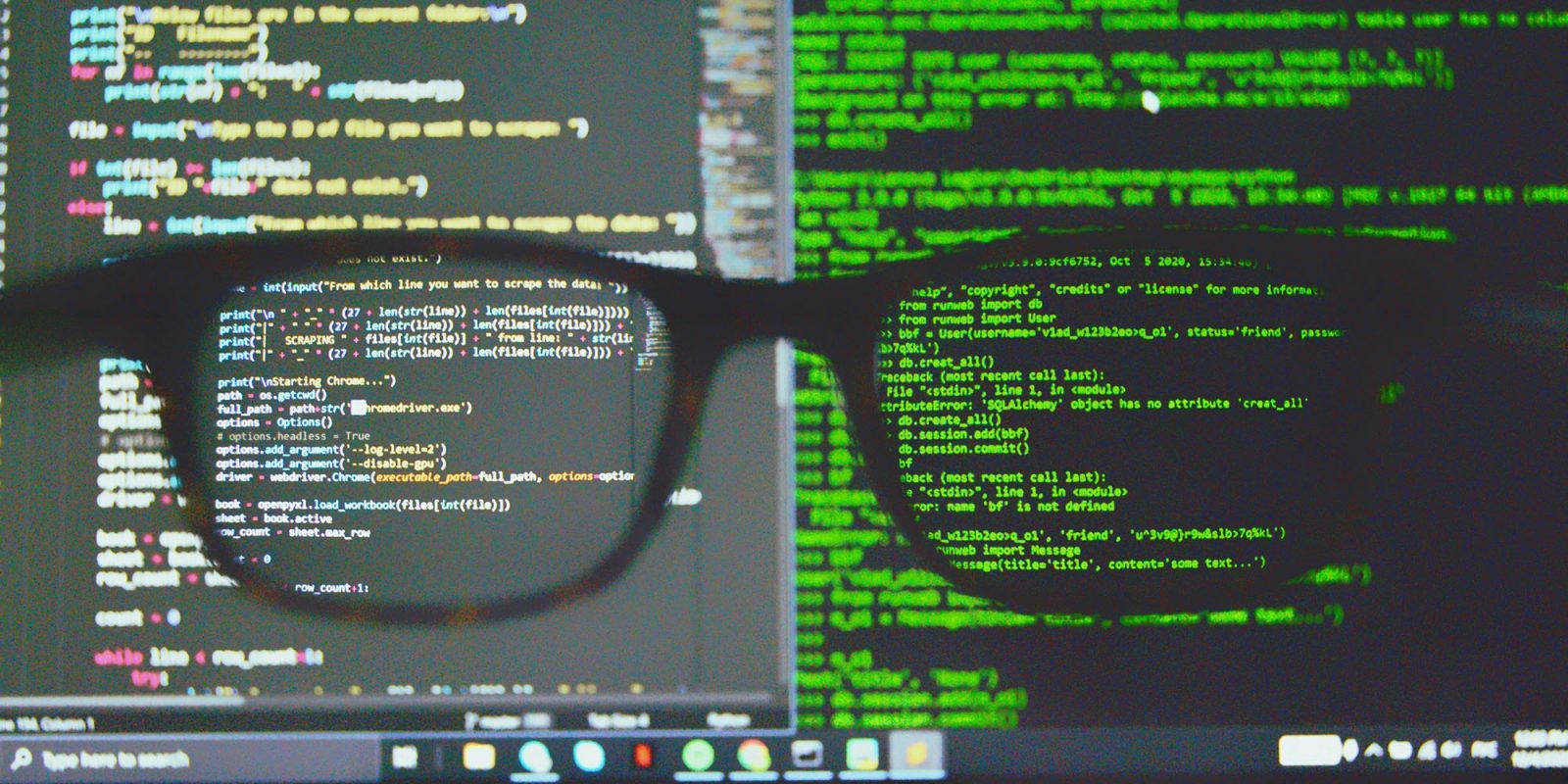 iPhone spyware company NSO must reveal code | Code on monitor viewed through glasses