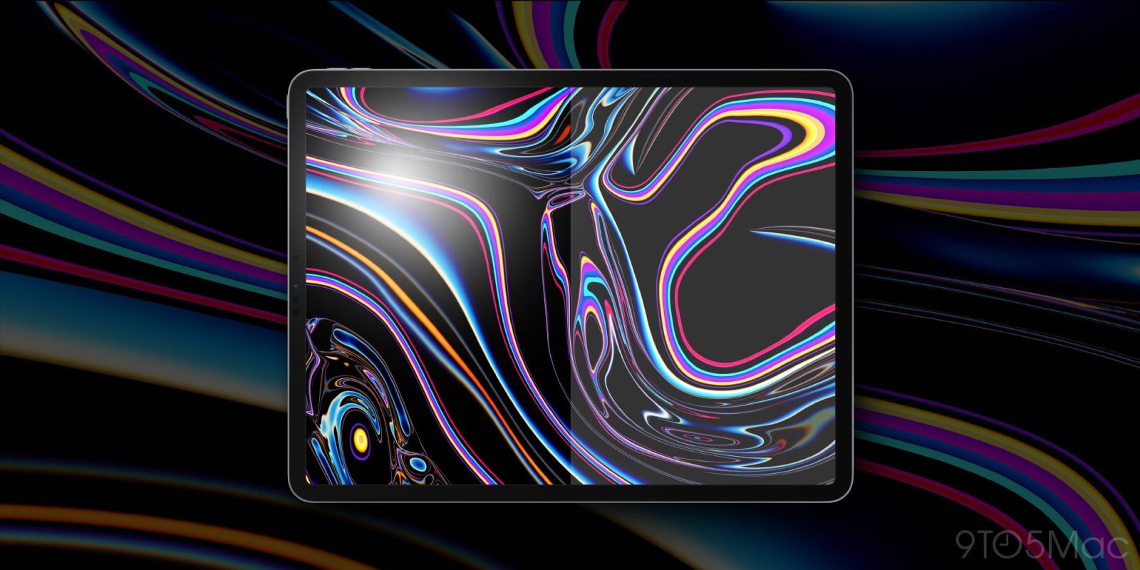 iPad Pro with a glossy vs. matte display