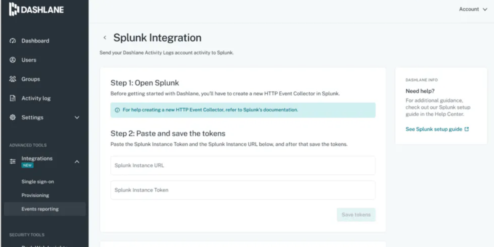 Dashlane Splunk