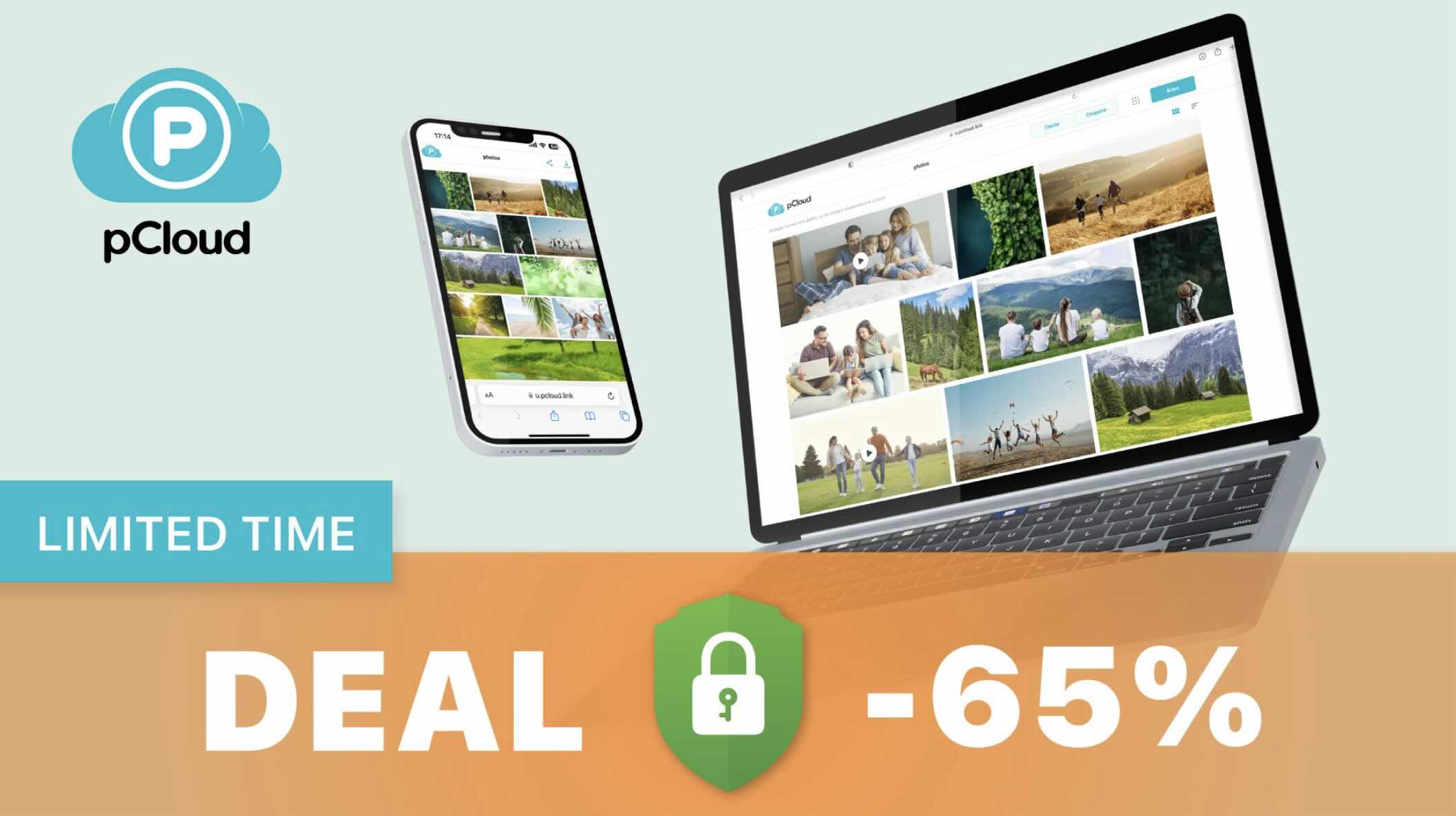 pCloud encrypted storage and family plans