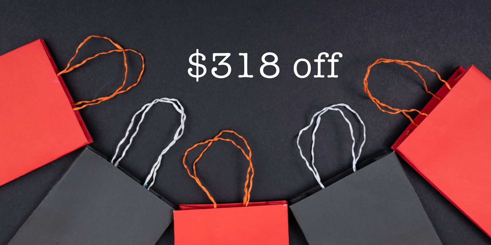 Apple heavily discounting iPhones in China | Shopping bags with $318 off label