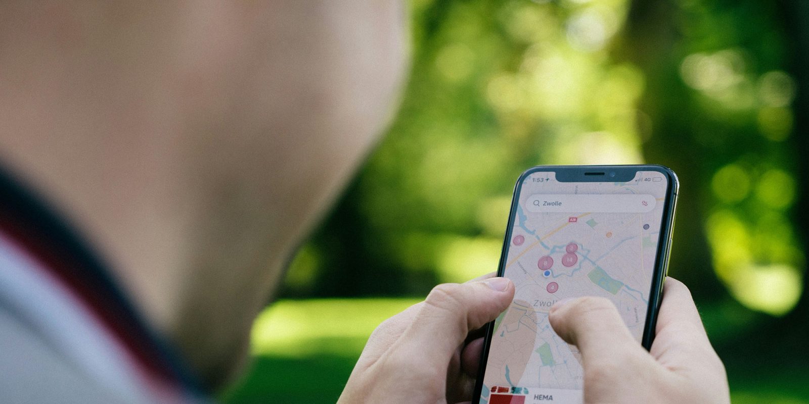 Apple collected user location data without consent says Korea | iPhone user with map open