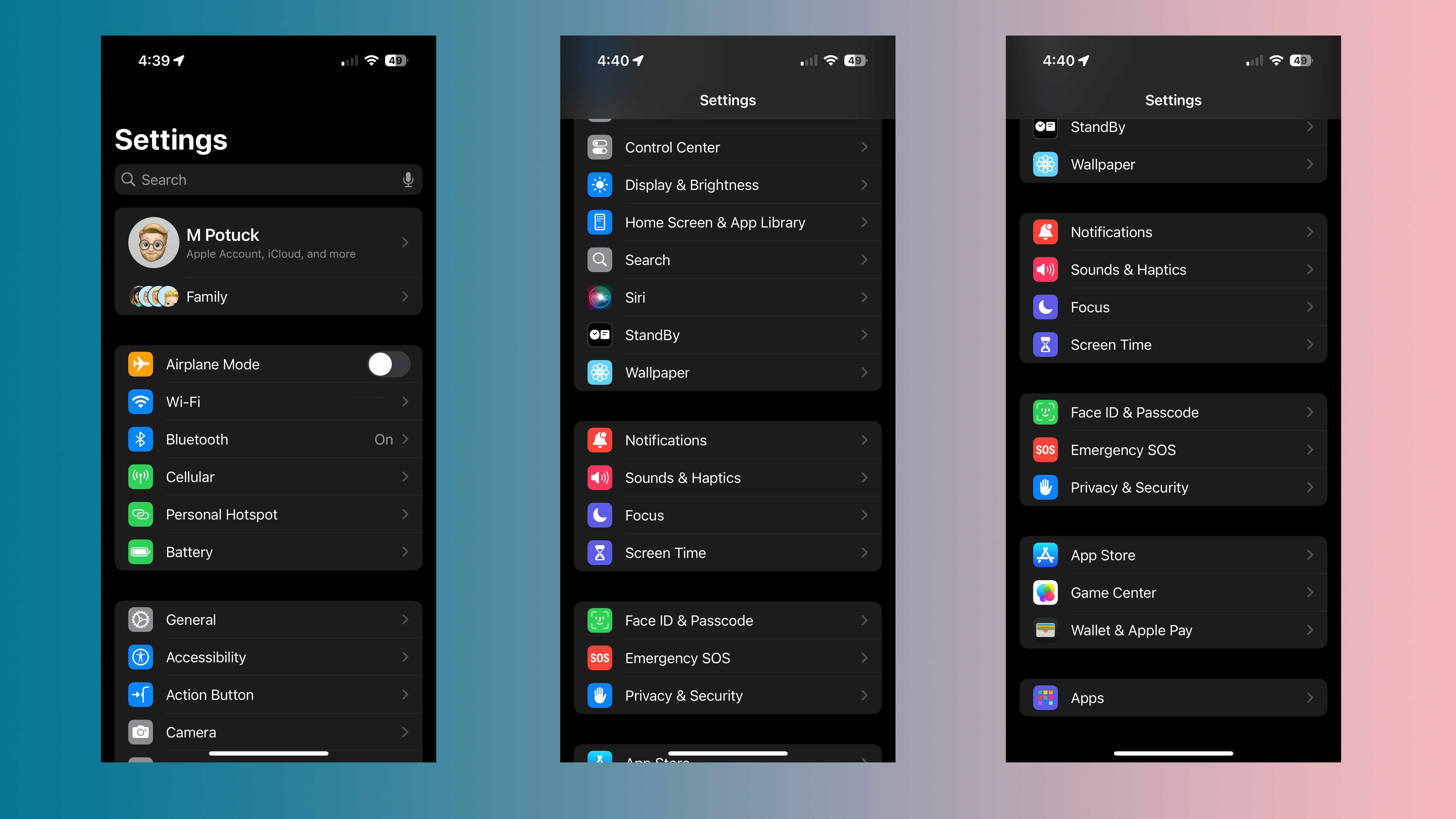 iOS 18 Settings app 1