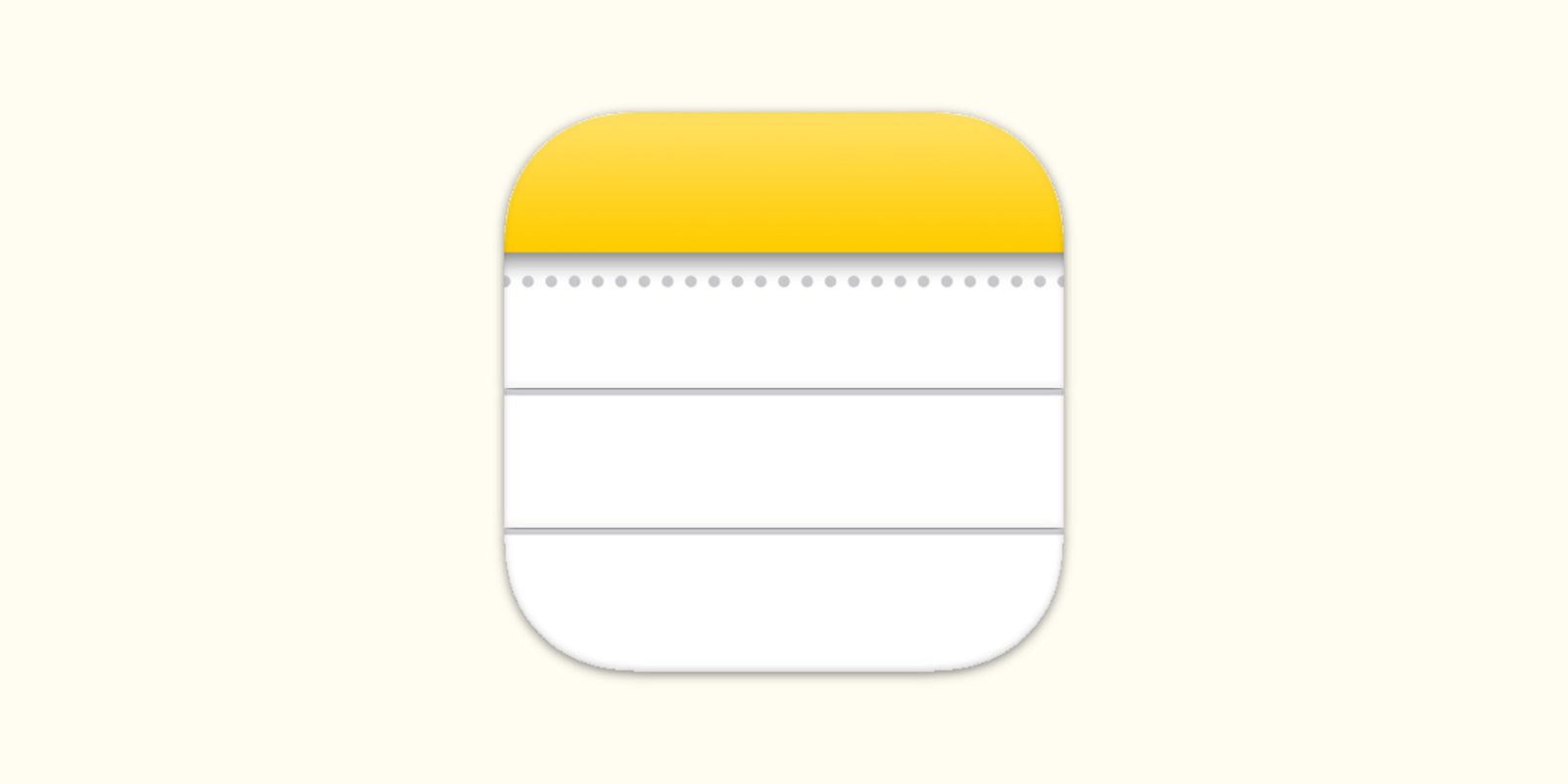 Notes app icon