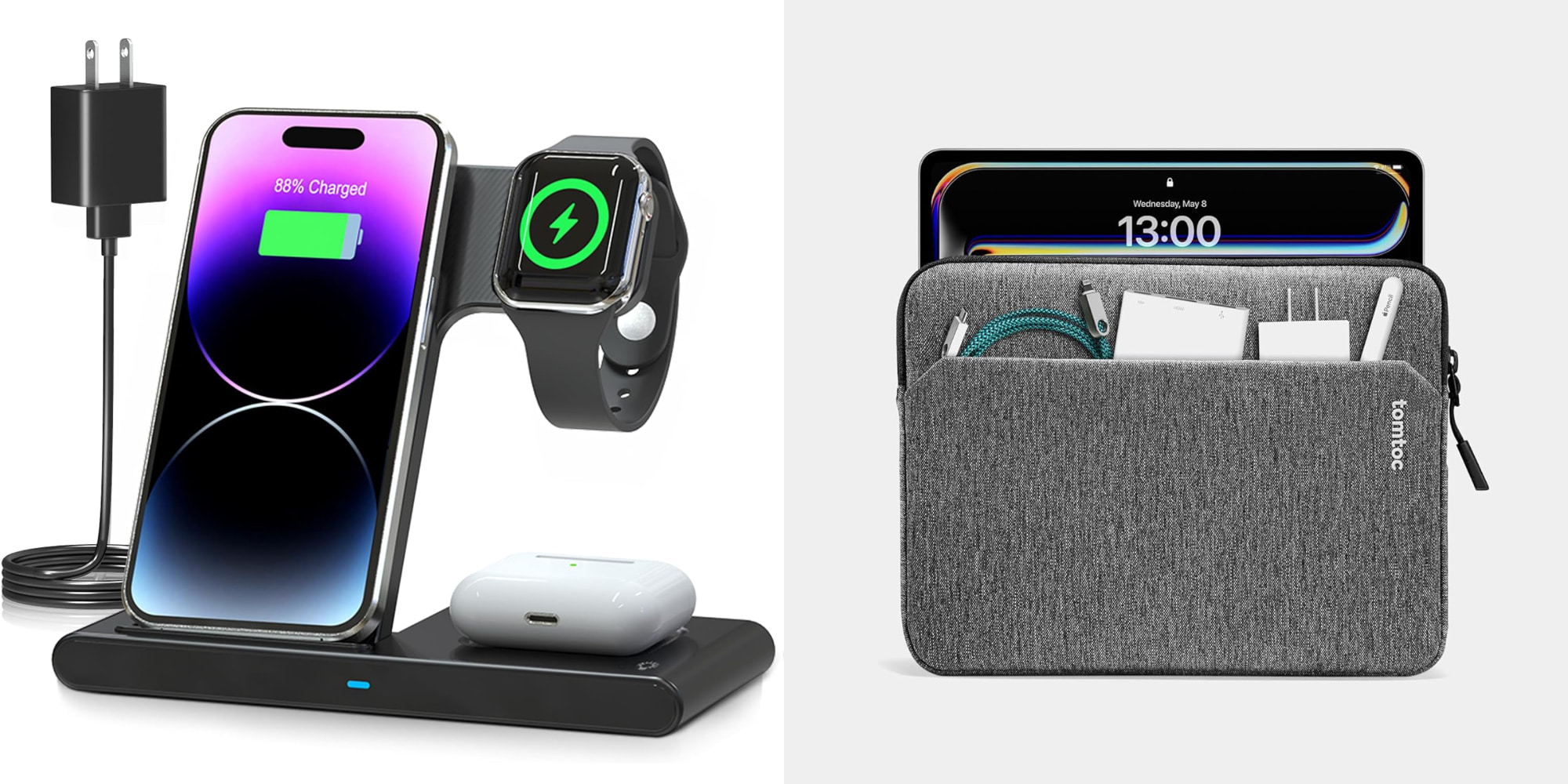 3-in-1 charger and laptop sleeve