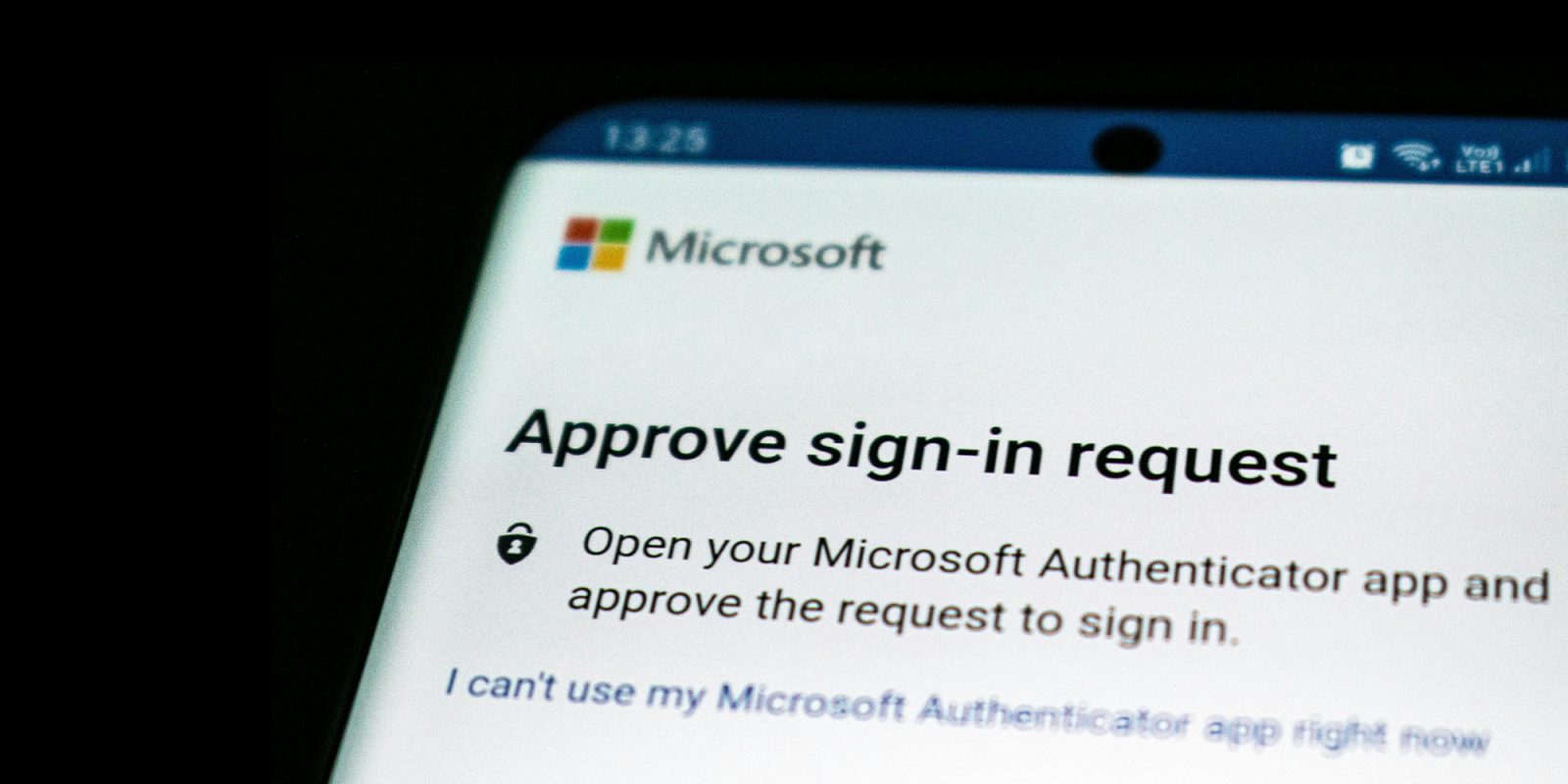 Microsoft staff in China must use iPhone | Authenticator app seen here on an Android phone