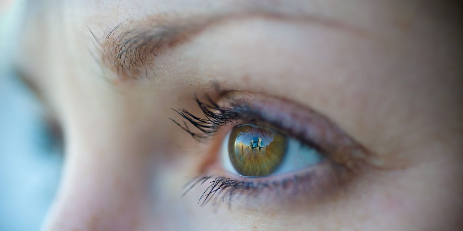 Reported iPhone 17 feature could mean better DoF control | Macro shot of Tower Bridge reflected in an eye
