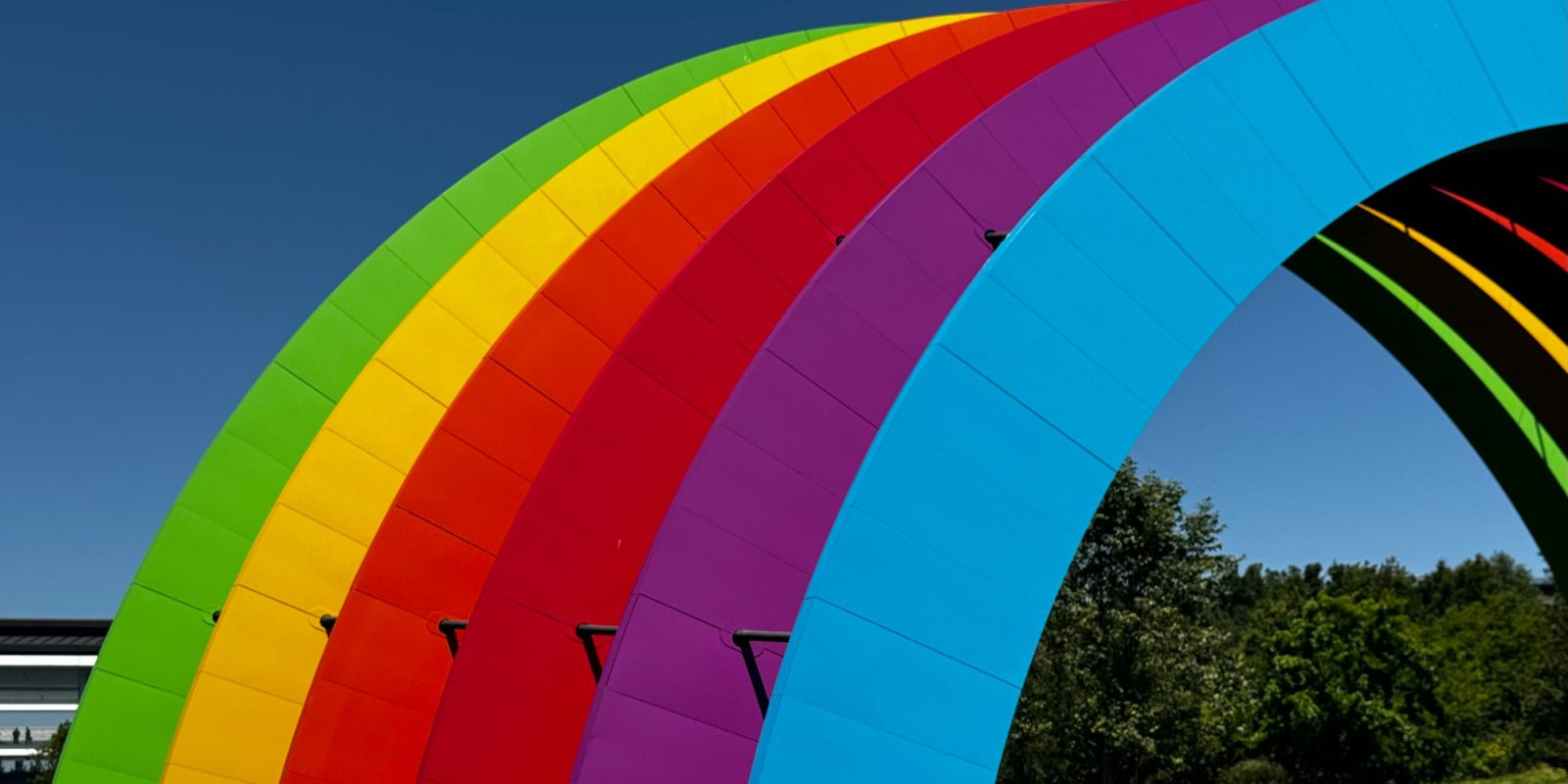 Apple Park rainbow