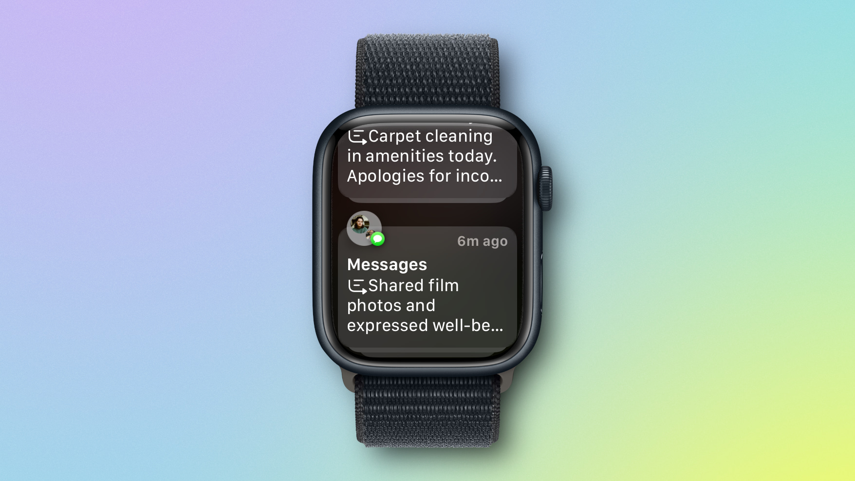 Apple Watch with AI summaries