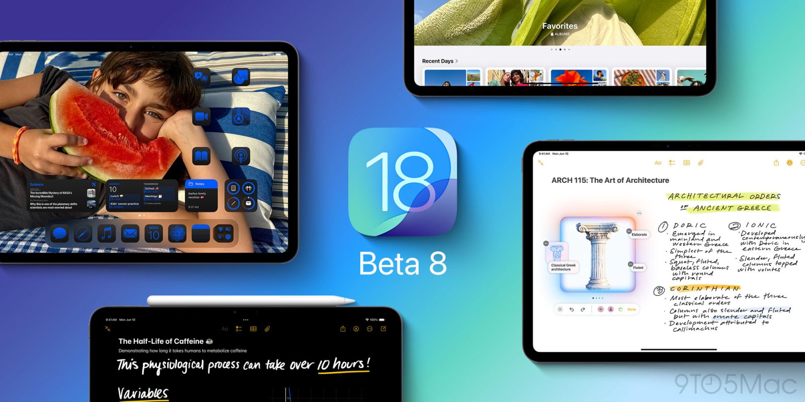 iPadsOS 18 beta 8