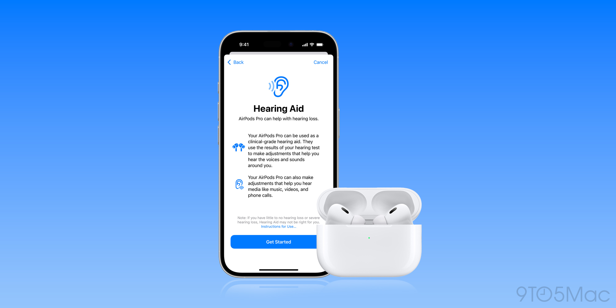 AirPods Pro 2 hearing health features