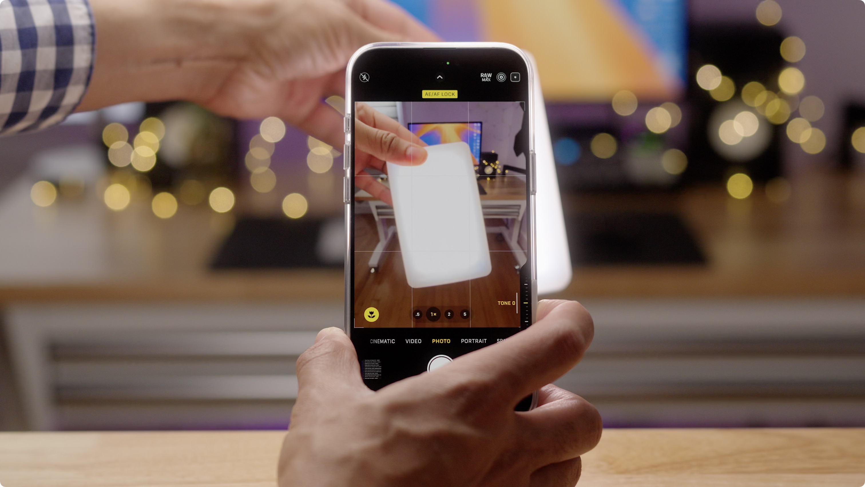 iPhone 16 Camera Control AE/AF Lock