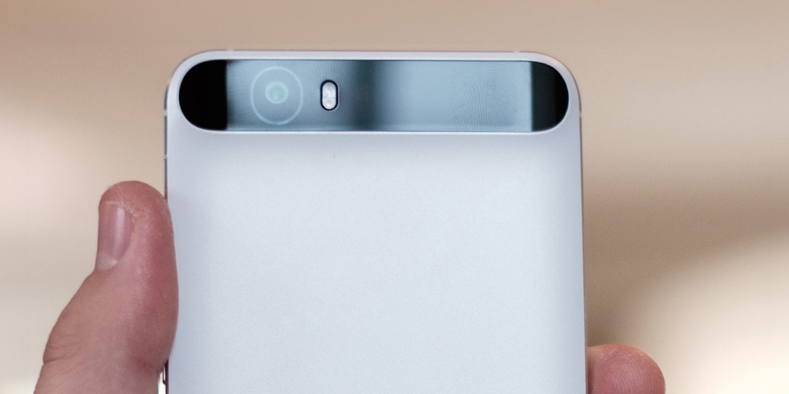 A 2015 phone design shows that the iPhone 17 Air camera bump could look just fine | Nexus 6P shown