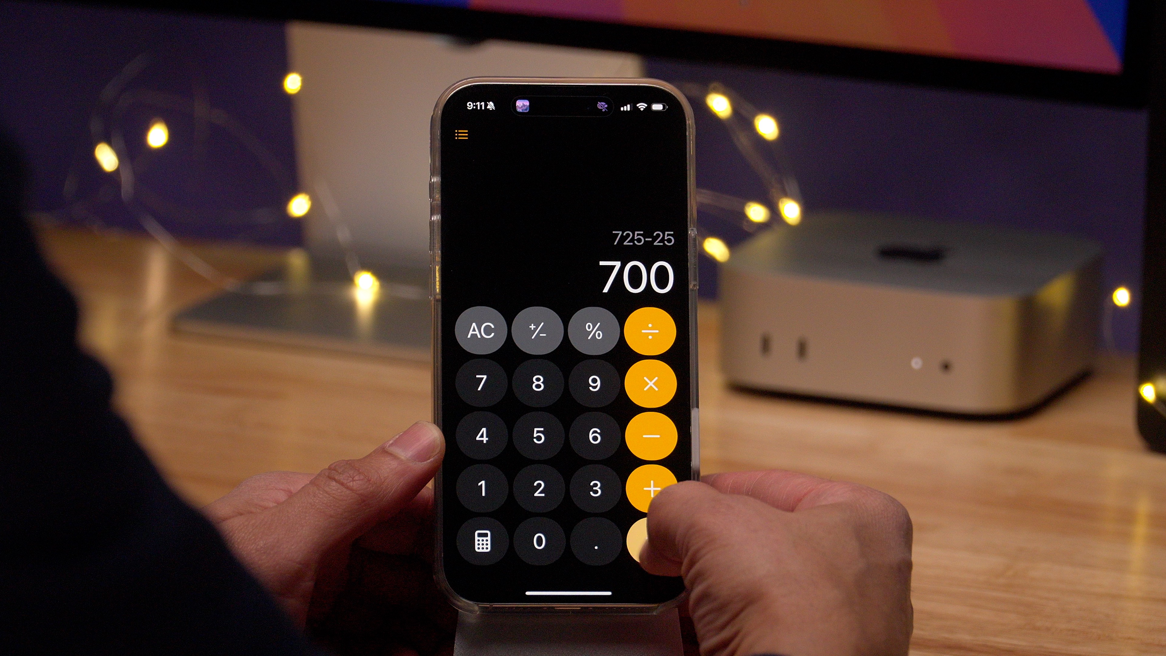 Calculator app iOS 18.3 repeat functions
